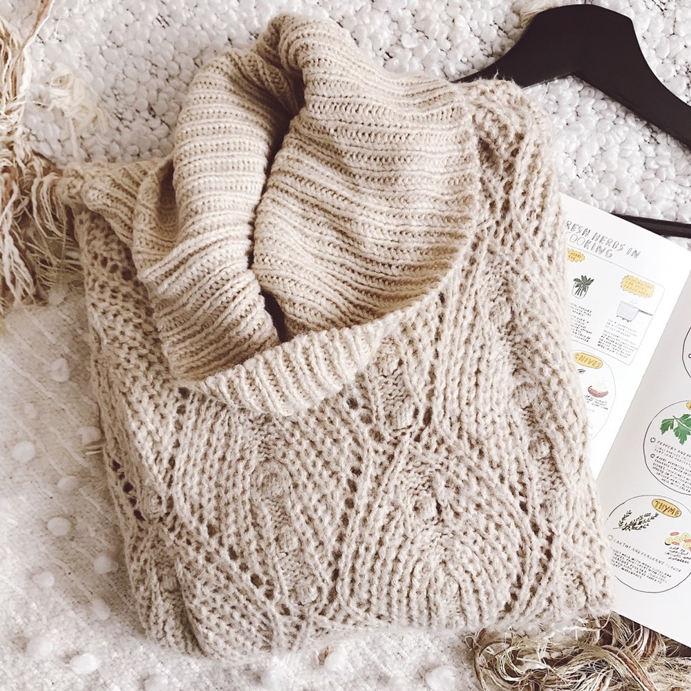 A New Day Cable Knit Sweater
